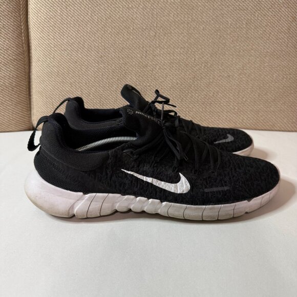 Mens Nike Free Run Next Nature 5.0 Black Sneakers Shoes CZ1884-001 Size 13 - Picture 3 of 6